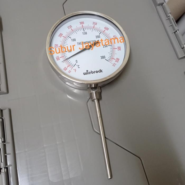 Jual Thermometer Temperature Gauge Raket Stainless 300 Derajat Celcius ...