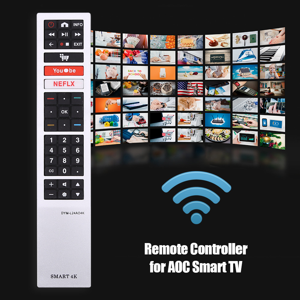 Jual AOC ATECH Led Smart 4k TV Remote Control RC4183901 ...