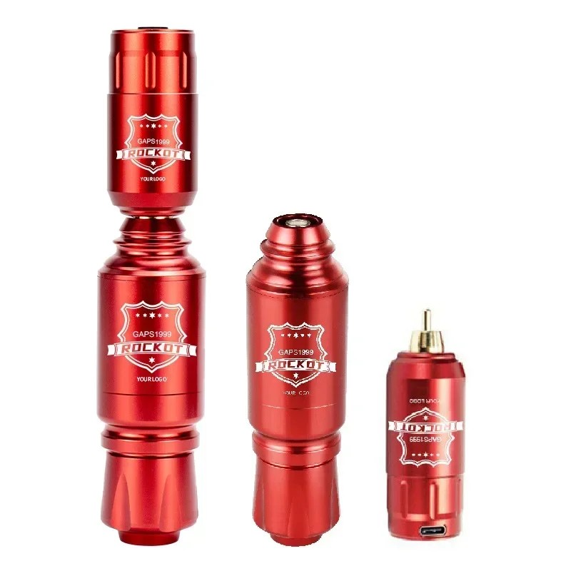 Jual Rocket Rotary Tattoo Machine Kit Mini Tattoo Pen Machine Portable ...