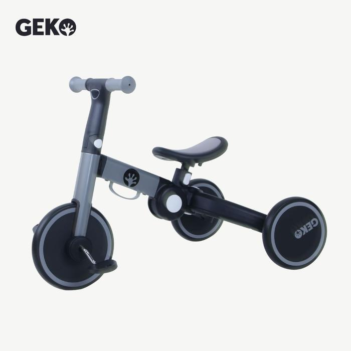 Jual GEKO 5 IN 1 COMPACT FOLDING TRIKE SILVER - SEPEDA ANAK MULTIFUNGSI ...