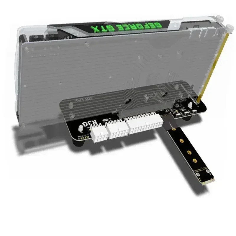Jual R43SG PCIE 4.0 X4 CABLE M.2 NVME TO PCIE 4.0 X16 GPU DOCK EXTERNAL ...