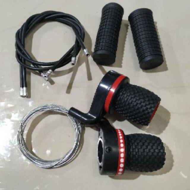 Jual Operan gigi model putar shifter sepeda MTB federal 3 x 6 speed 3 x ...