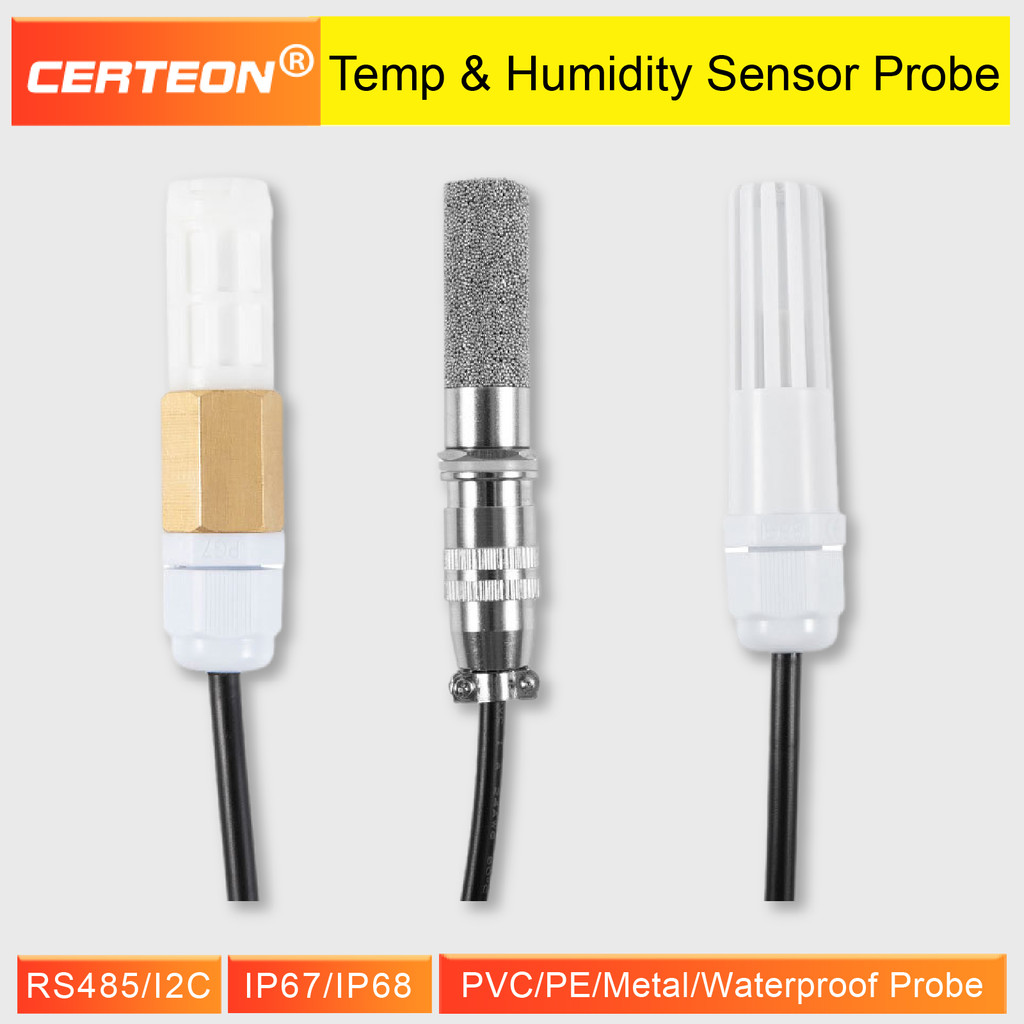 Jual Industrial RS485 Temperature Humidity Sensor High Precision ...