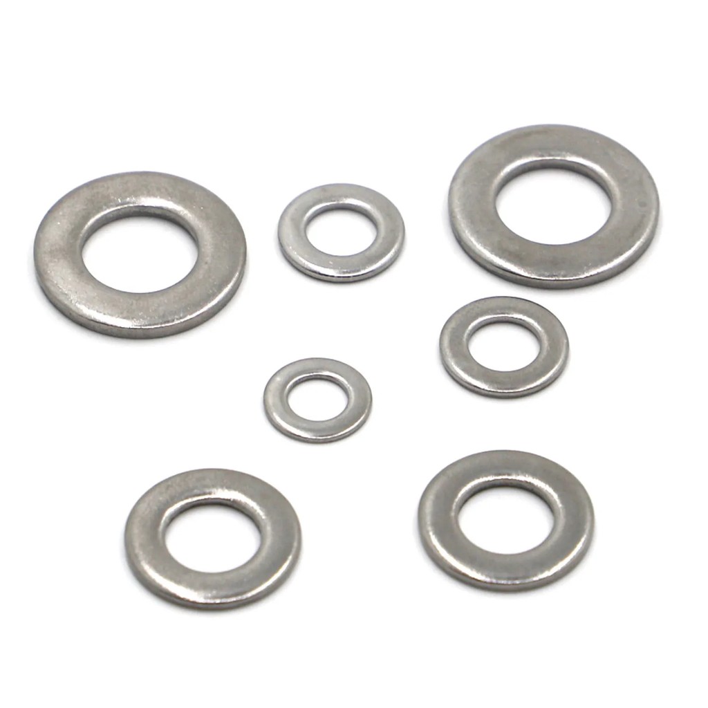 Jual Plain Washers 304 Stainless Steel Gasket Metal Flat Washer GB97 M1 ...