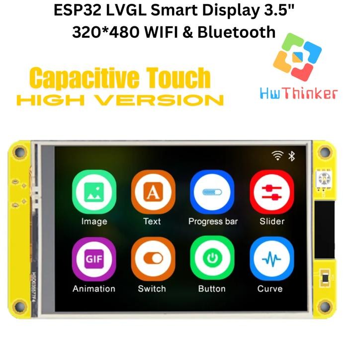 Jual Board ESP32-3248S035 ESP32 WROOM-32 WIFI Bluetooth LVGL Smart ...