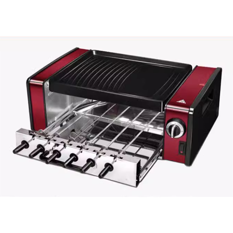 Jual Multi-function electric oven smokeless home barbecue automatic ...