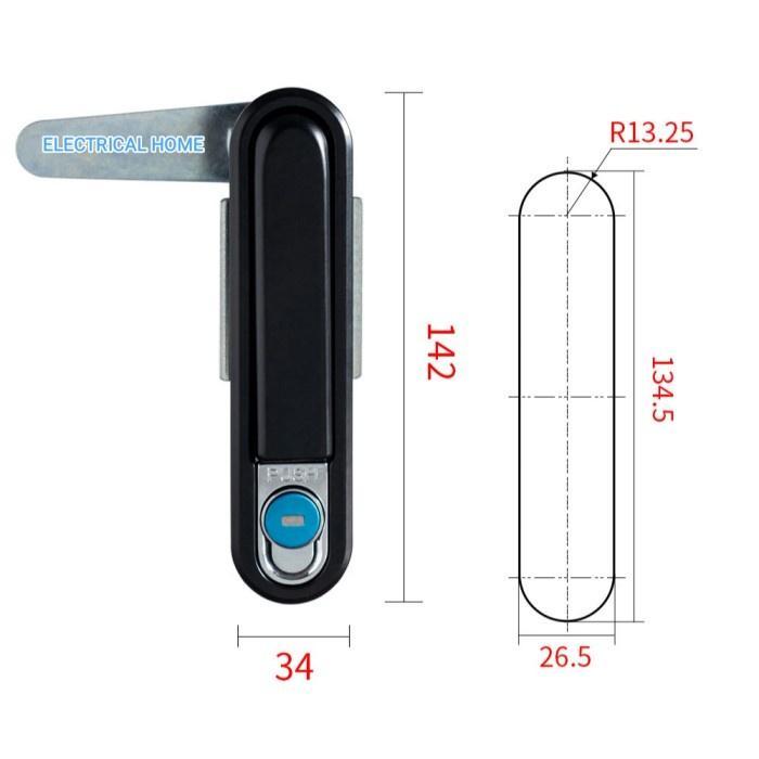 Jual Kunci Box Panel MS-480-2-1 Oval (142mm) | Shopee Indonesia