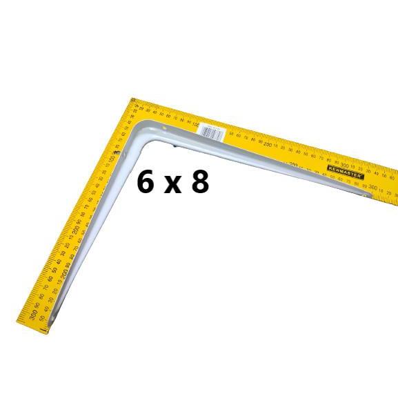 Jual LIE1301 - Per 1 Pasang Siku Rak Dinding Besi Kuat RRT Putih 6x8 ...