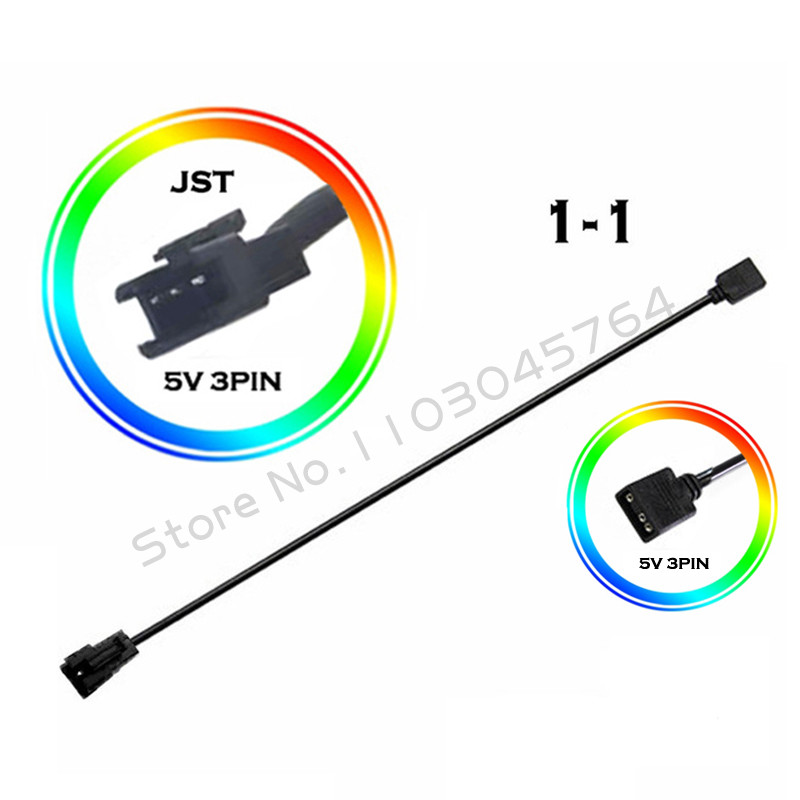 Jual JST SM Adapter Cable RGB Transfer 4Pin 3Pin ARGB JST-3P SM3P JST ...