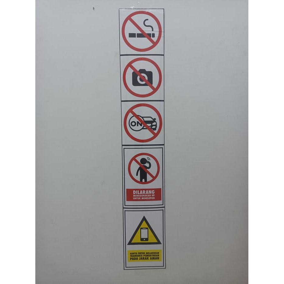 Jual Sticker Tanda Rambu Tiang Kanopi Spbu Pertamina Gratisongkir ...