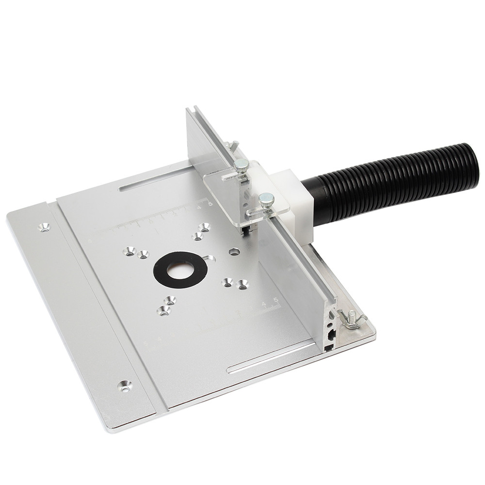 Jual Aluminum Router Table Insert Plate W/Miter Gauge Router Table ...