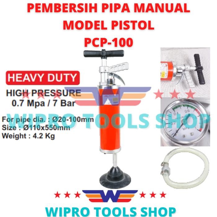 Jual Do- WIPRO Pipe Cleaner / Pembersih Pipa Manual M/Pistol HEAVY DUTY ...