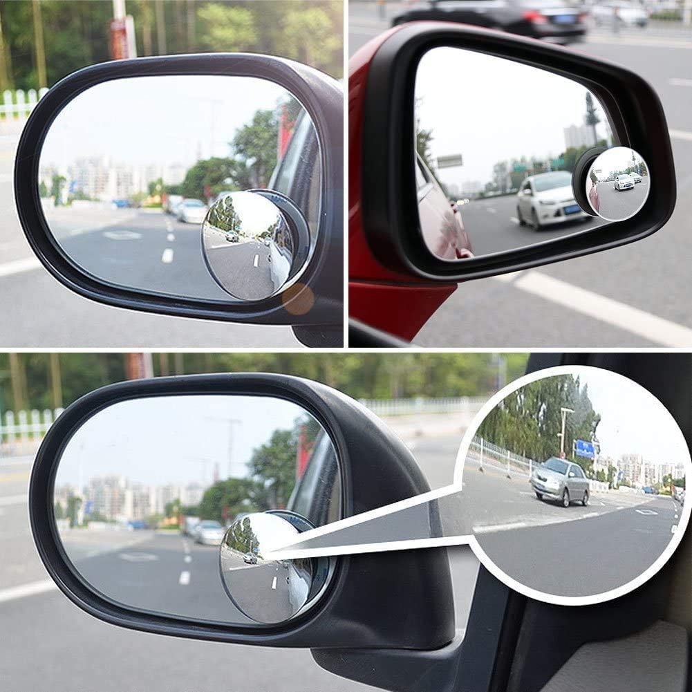 Jual 360 Degree Adjustable Car Rearview Convex Mirror for Car Reverse ...