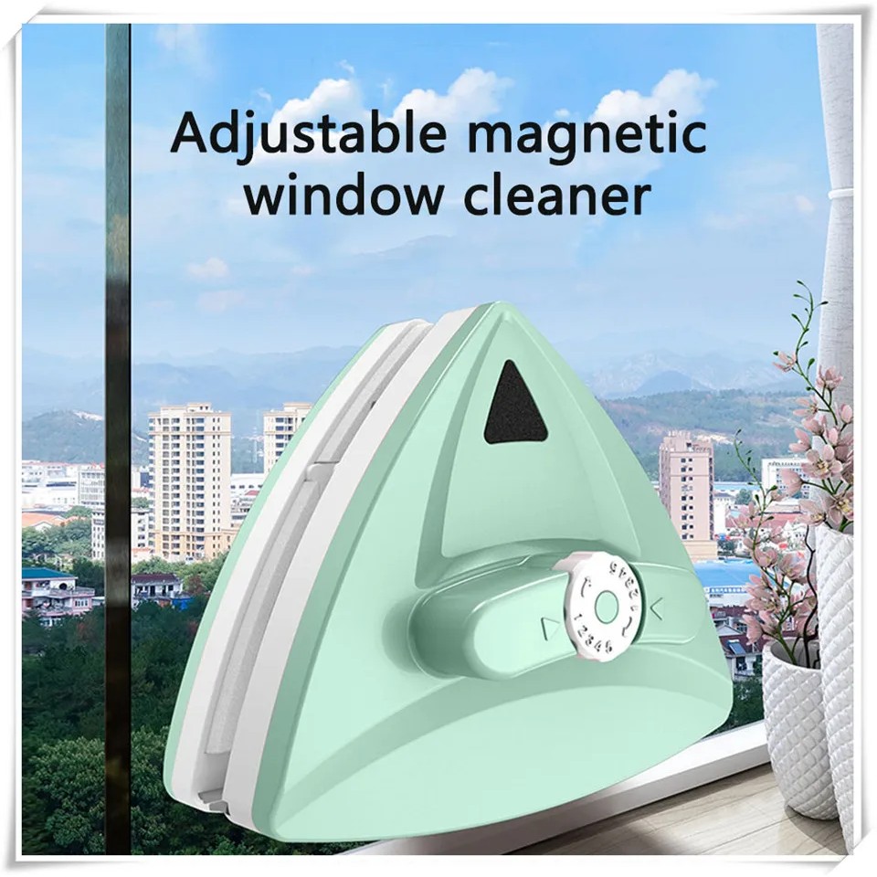 Jual New Double-D Adjustable Magnetic Window Cleaner, Magnetic Wiper ...