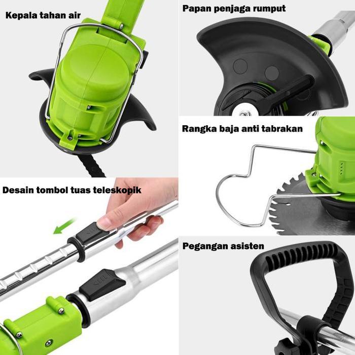 Jual Mesin Potong Rumput 36V/48V Mesin Pemotong Rumput Mesin Rumput ...