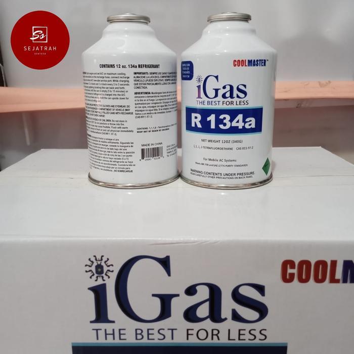 Jual freon r134a igas coolmaster 340g/freon kulkas r134a coolmaster ...
