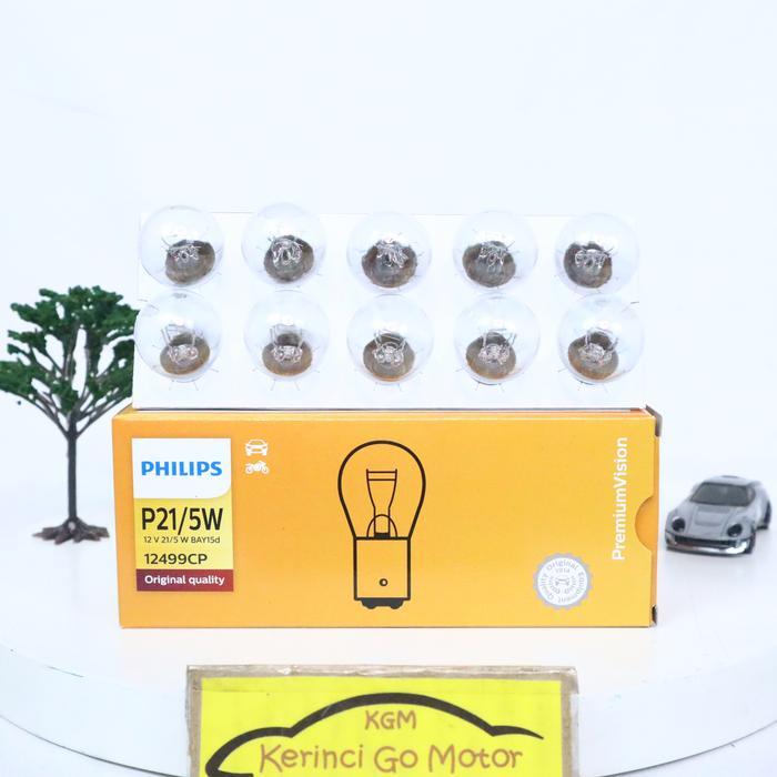 Jual Jual Bohlam Philips P21/5W 12V 12499 - Lampu Rem Philips Kaki 2 ...