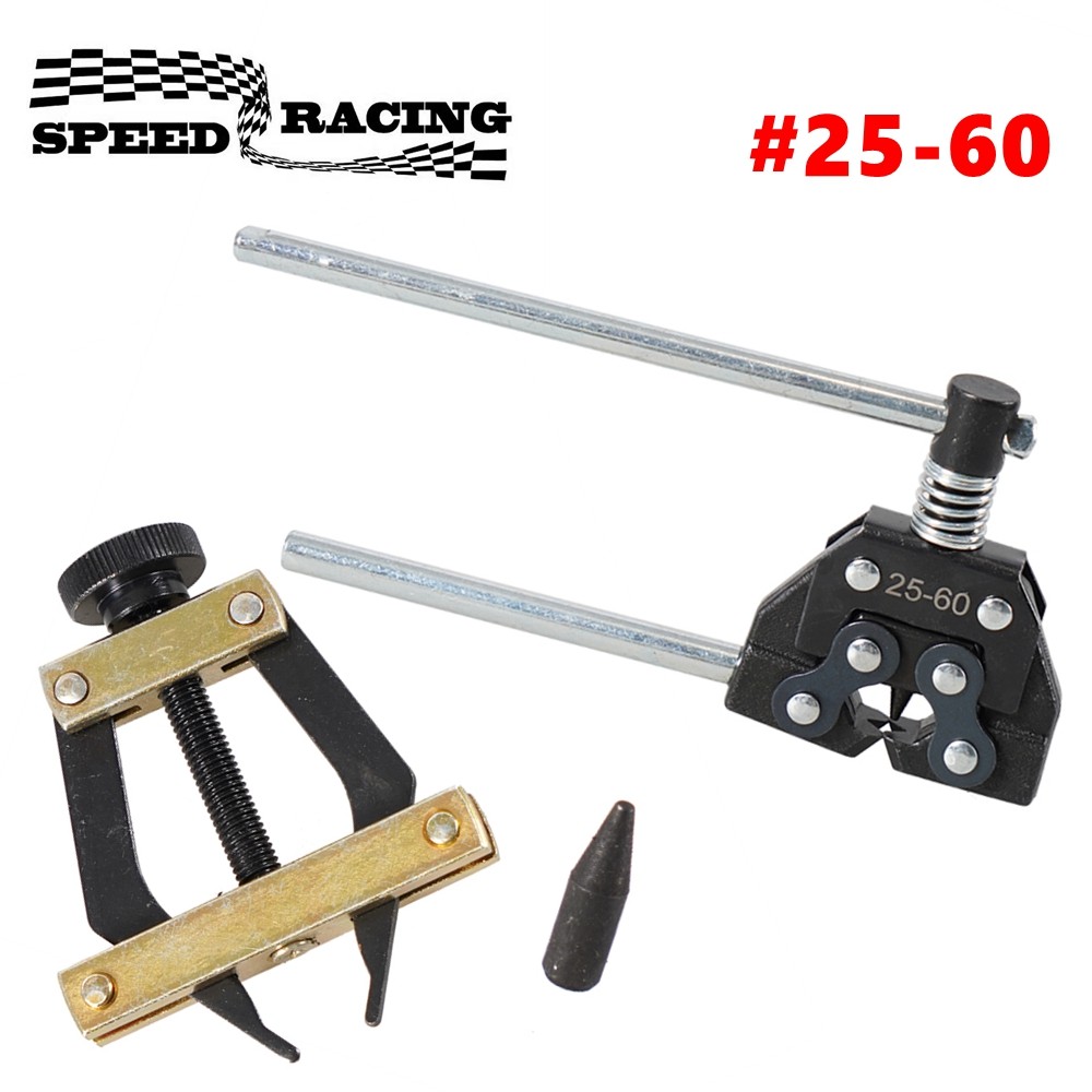 Jual #25-60 80 100 Roller Chain Breaker Detacher Cutter & Chain Puller ...