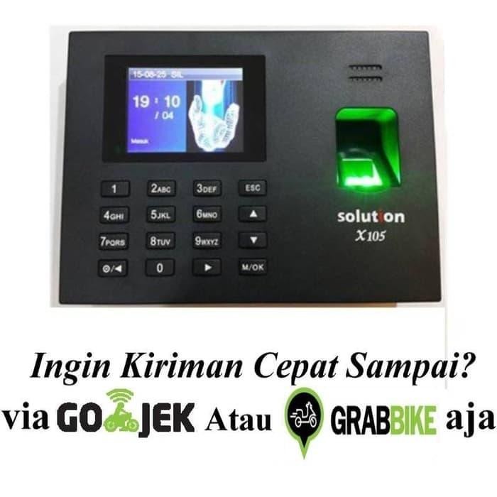 Jual Mesin Absen Fingerprint Solution X105 | Shopee Indonesia