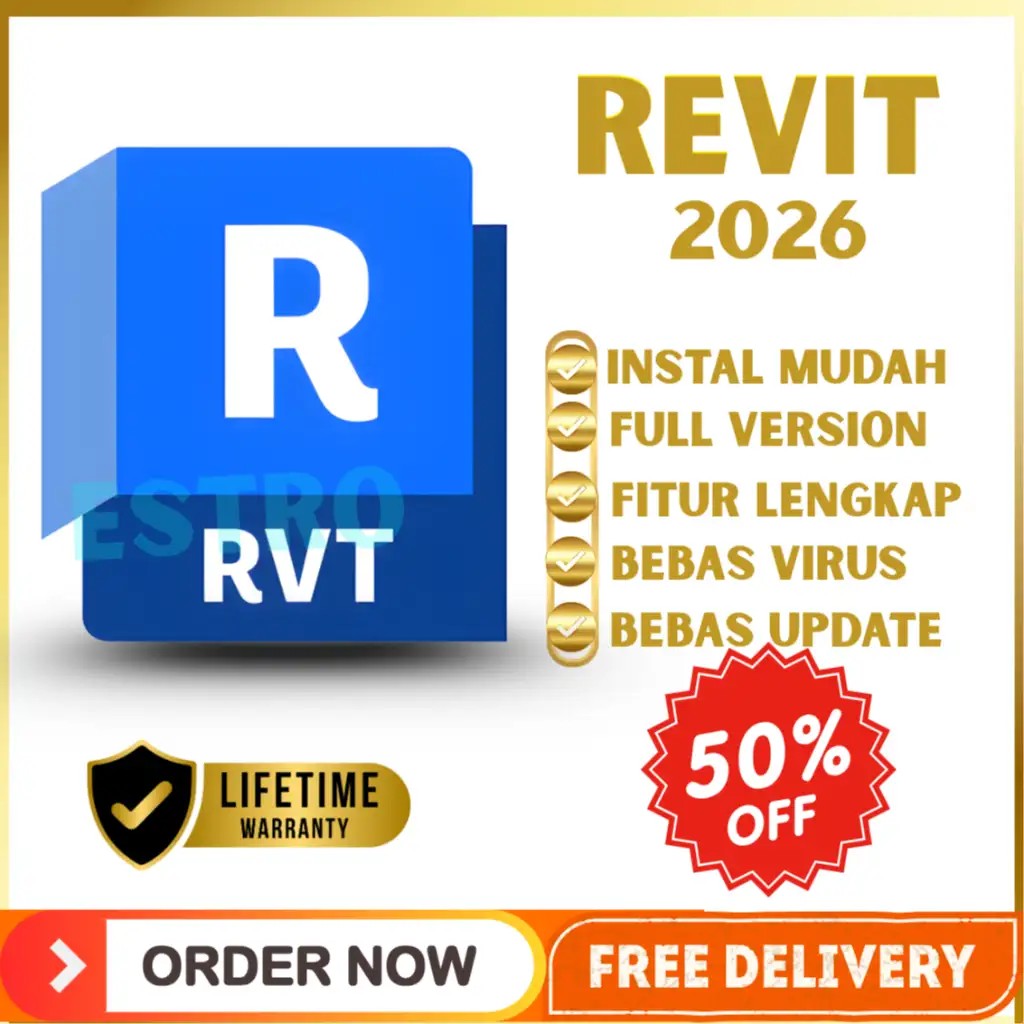 Jual Revit 2026 Full Version Original Aktif Lifetime + Panduan ...