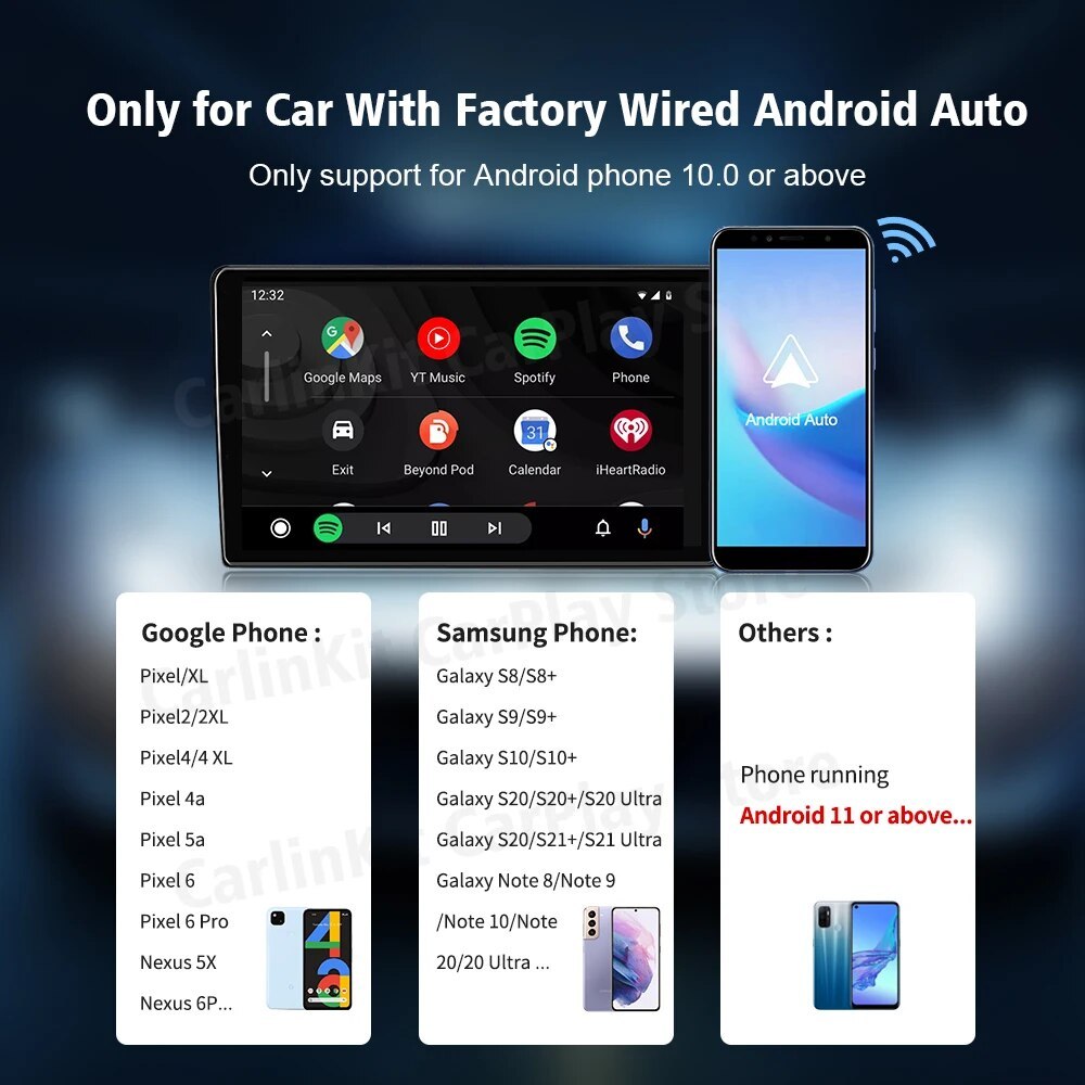 Jual AliExpress Collection CarlinKit A2A Wireless Android Auto Android ...
