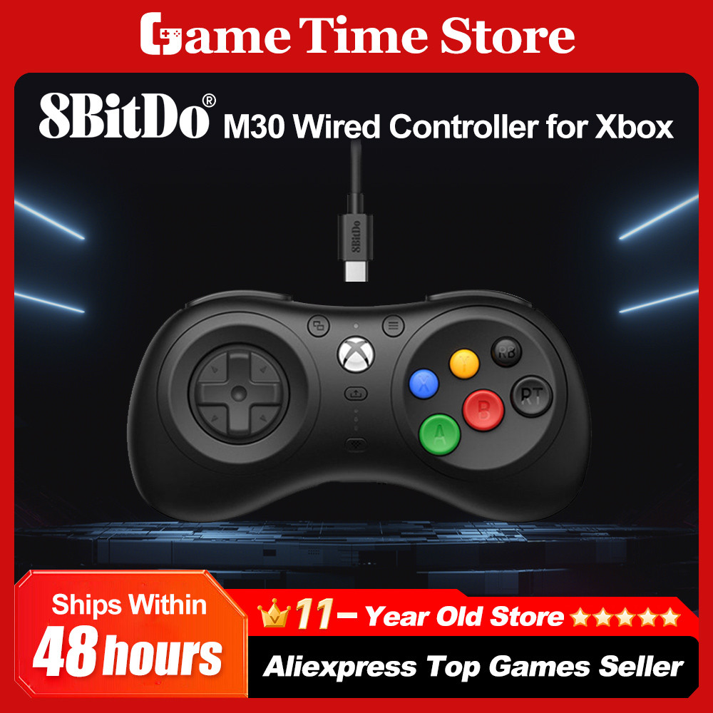 Jual 8Bitdo M30 Wired Gaming Controller Gamepad For Xbox One X S And ...