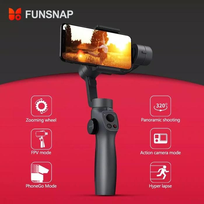 Jual Funsnap Capture 2 Gimbal 3Axis Stabilizer | Shopee Indonesia