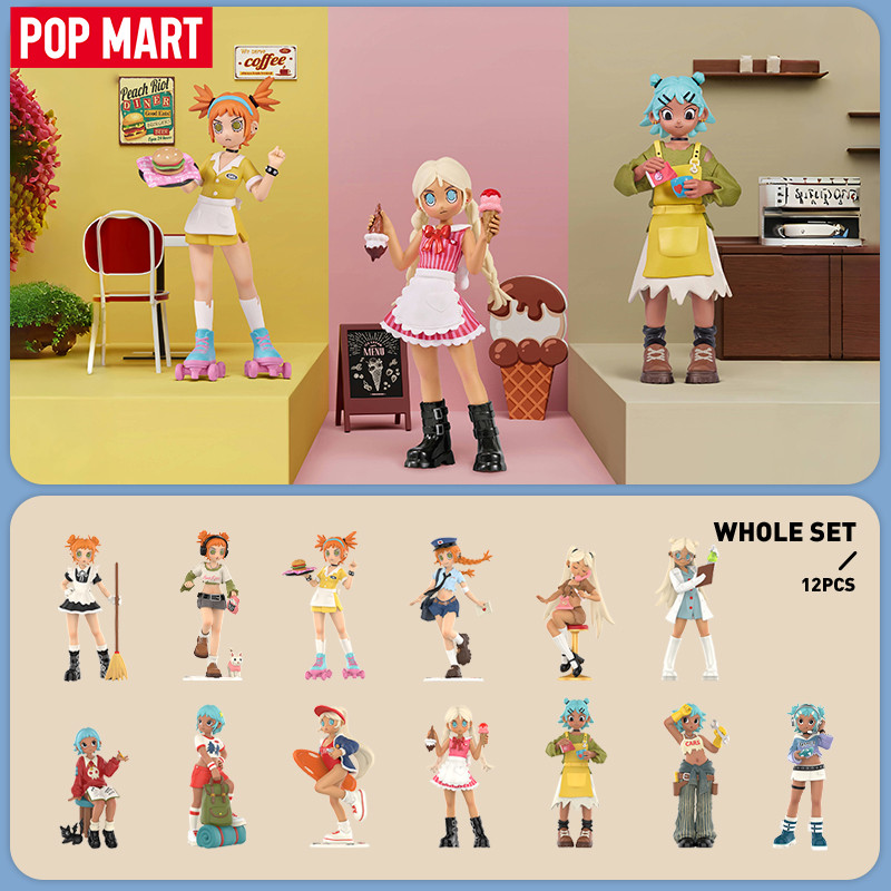 Jual Pop Mart Peach Riot Rush Hour Figures Blind Box 1Pc/12Pcs Mystery ...