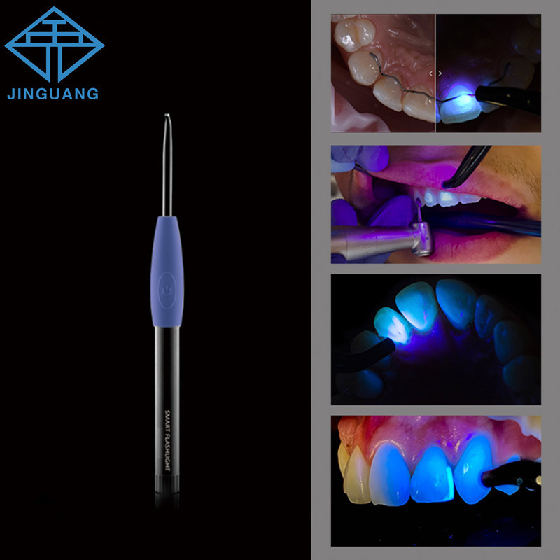Jual Dental Dual-UV Smart Flashlight Identify Tooth Tissue Bacterial ...