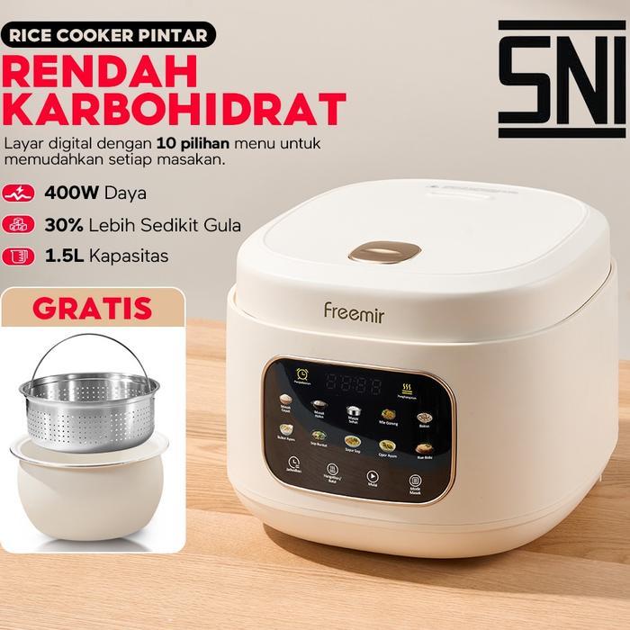 Jual [MEGA SALE] freemir Smart Rice Cooker 1.5L Panci Nasi Lebih Sehat ...
