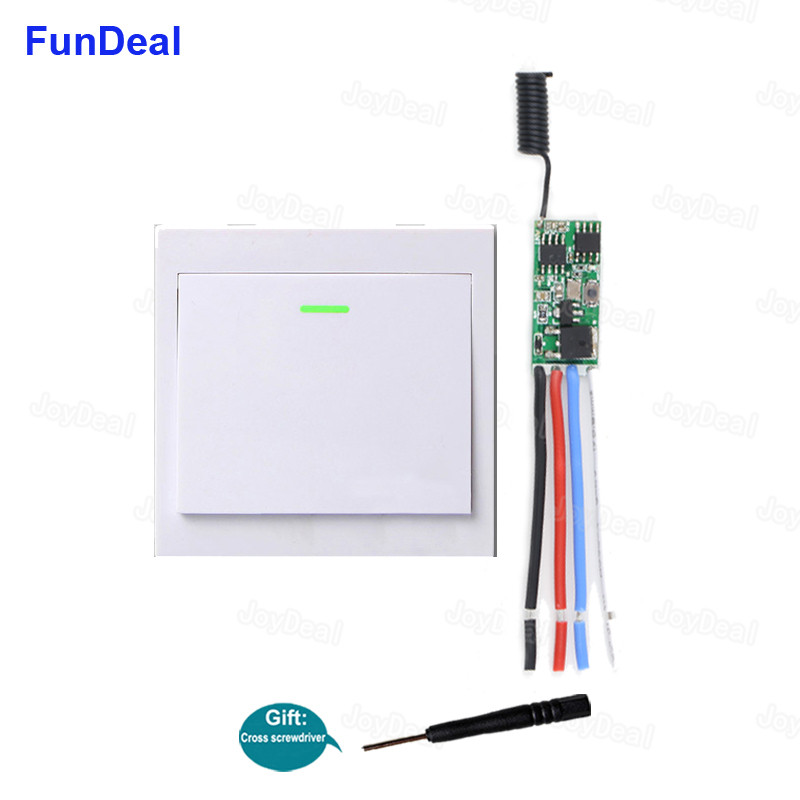 Jual 433 MHz Wireless Micro Remote Control Switch DC 5V 12V RF Relay ...