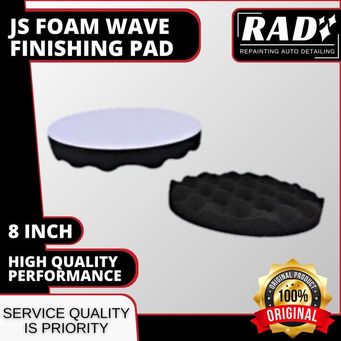 Jual Terbaru! Js Foam Wave Finishing Pad Black Ukuran 8 Inch | Shopee ...