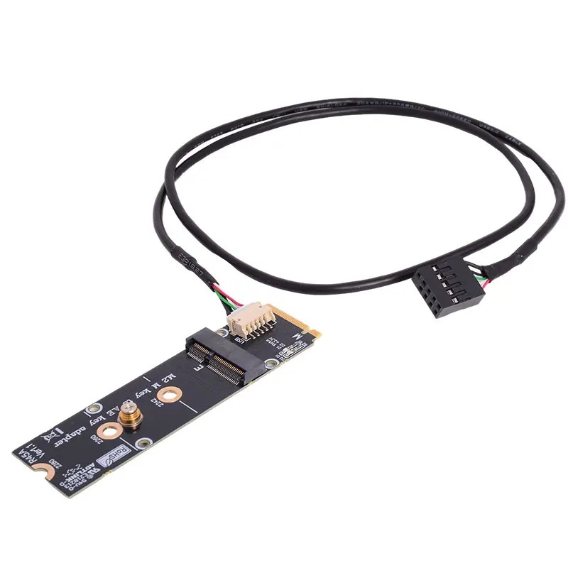 Jual M.2 NVME M KEY 2280 NGFF TO WIFI A/E KEY 2230 ADAPTER CARD INTEL ...