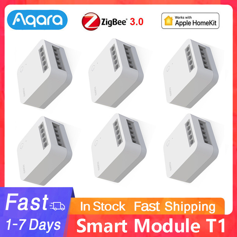 Jual Aqara Smart Single Channel Control Module T1 Single/Zero Fire Line ...