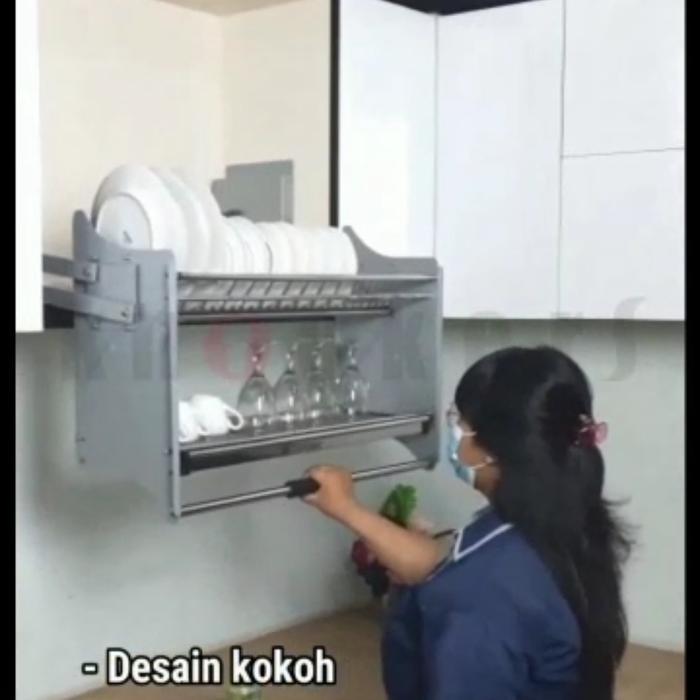 Jual Rak Piring Tarik Elevator Disk Rack Pull Down Knockers Sjj 700B ...