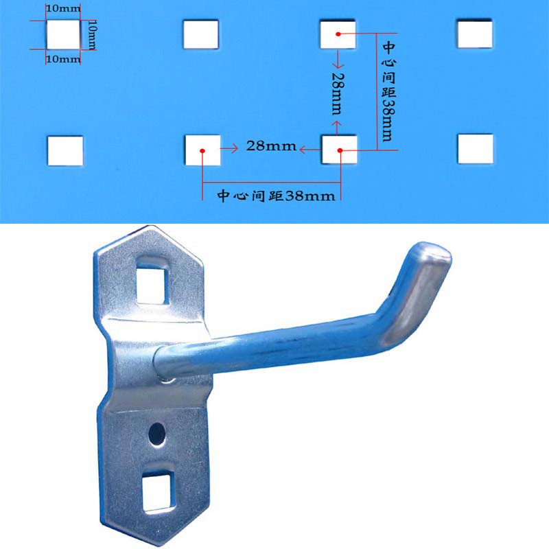 Jual steel Wall-Mounted Tool Parts Storage box hook up Garage Unit ...