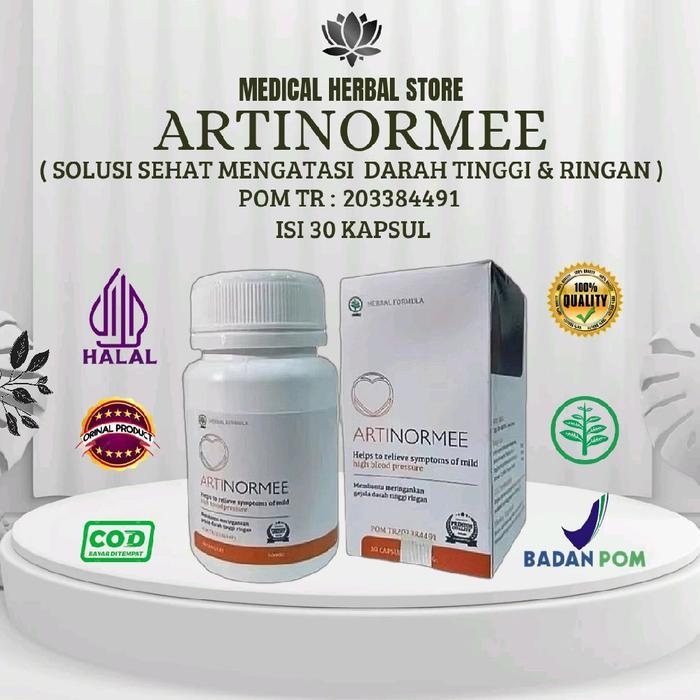 Artinorme Original Herbal Kesehatan Atasi Darah Tinggi Dan Ringan Bpom #Gratisongkir