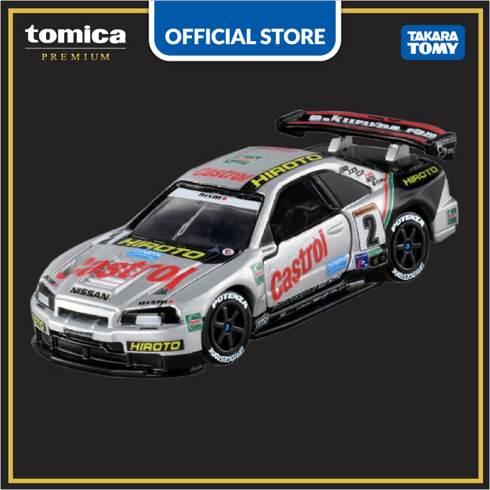 Jual Tomica Premium Racing Nissan GT-R R34 Castrol | Shopee Indonesia