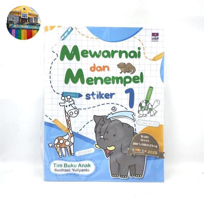Jual Mewarnai Dan Menempel Stiker 1 oleh Tim Buku Anak | Shopee Indonesia
