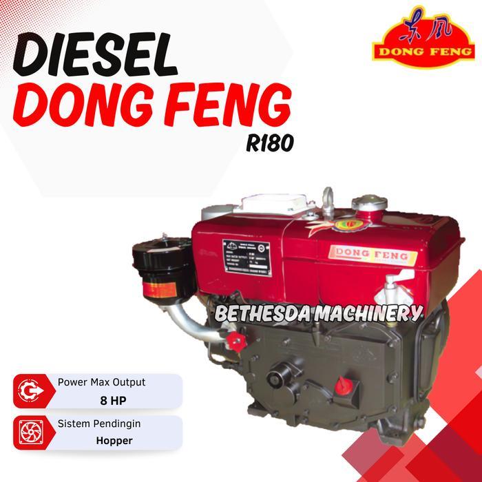 Jual DongFeng Mesin Diesel tipe R180 Hopper 8PK Diesel DongFeng R180H ...