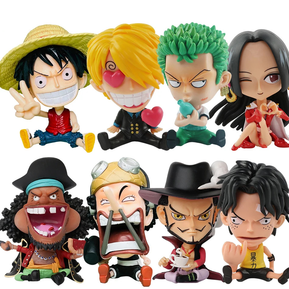 Jual Anime Sitting Handsome Luffy Handsome Pvc El Blind Box Jobasolon ...