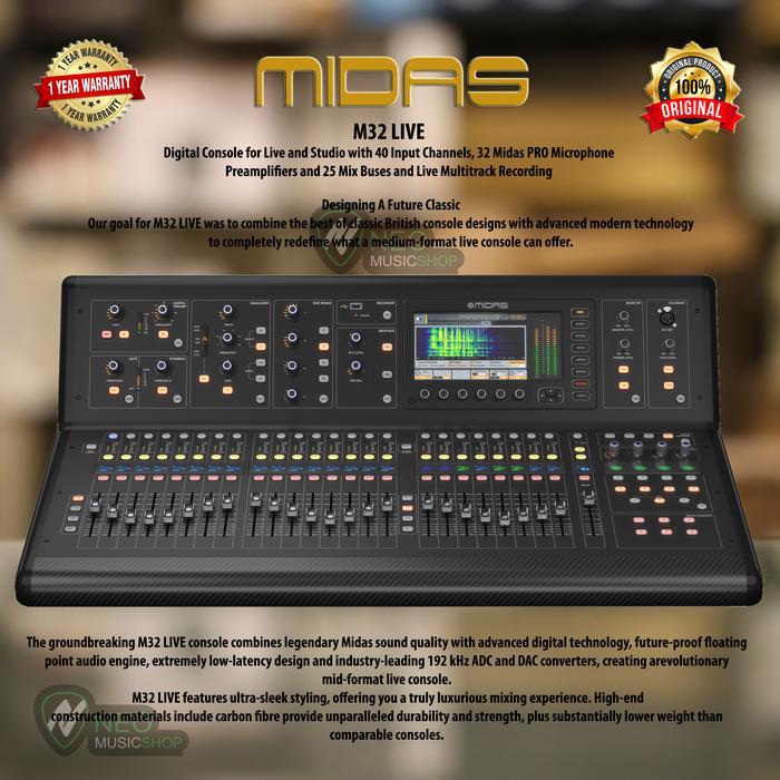 Jual Midas M32 Live Digital Mixer Console for Live and Studio | Shopee ...