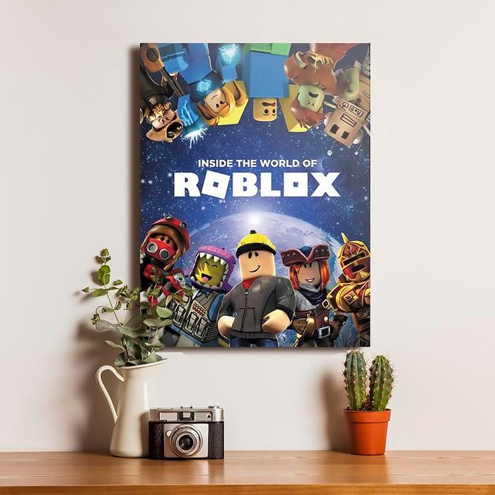 Jual Poster Kayu Game Roblox Dekorasi Dinding Rumah Frame Gantungan ...