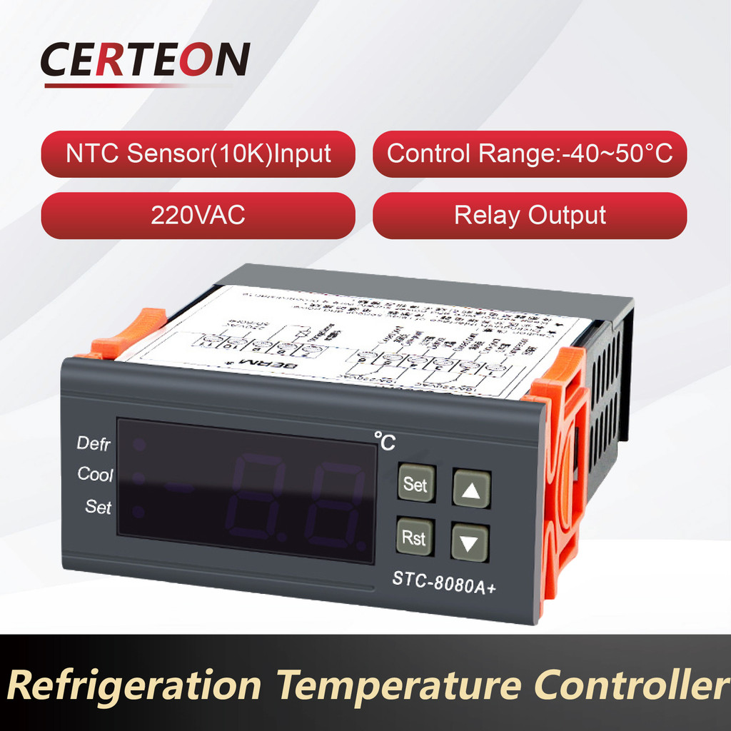 Jual STC-8080A+ Refrigeration Temperature Controller Digital Thermostat ...