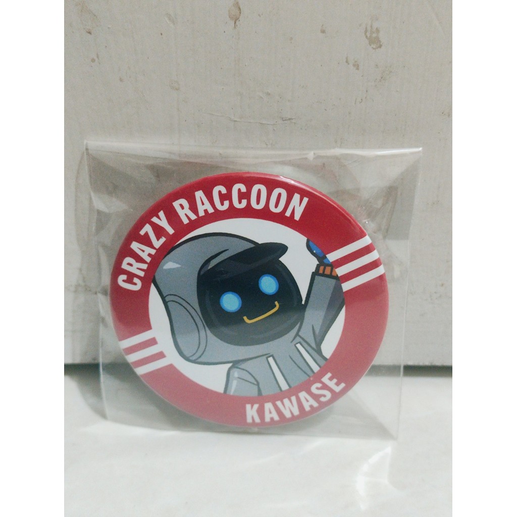Jual Pin Badge Crazy Racoon Original Japan 12 | Shopee Indonesia