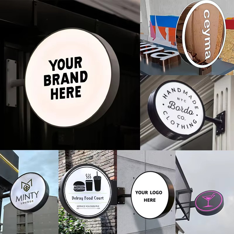 Jual Frontlit Acrylic Lightbox Custom Business Sign Letter Logo Led ...
