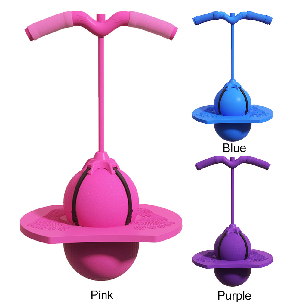 Jual Bounce Jump Trick Board with Handle and Pump High Jump Toy Pogo ...