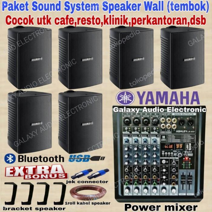 Jual Paket Sound System Cafe / Kafe / Restoran YAMAHA isi 6 speaker ...