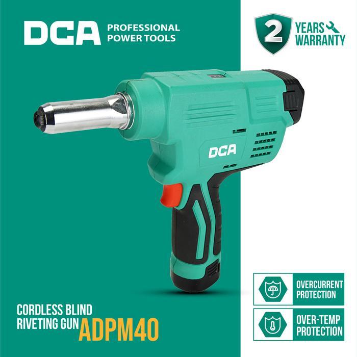 Jual DCA CORDLESS BLIND RIVETING GUN / MESIN RIVET BATERAI 12VOLT ...