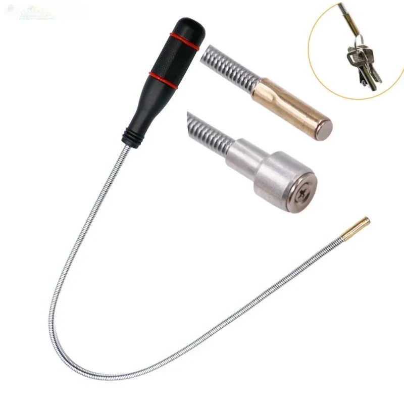 Jual New Foldable Powerful Magnet Pick-Up Tool Flexible Magnetic Rod ...